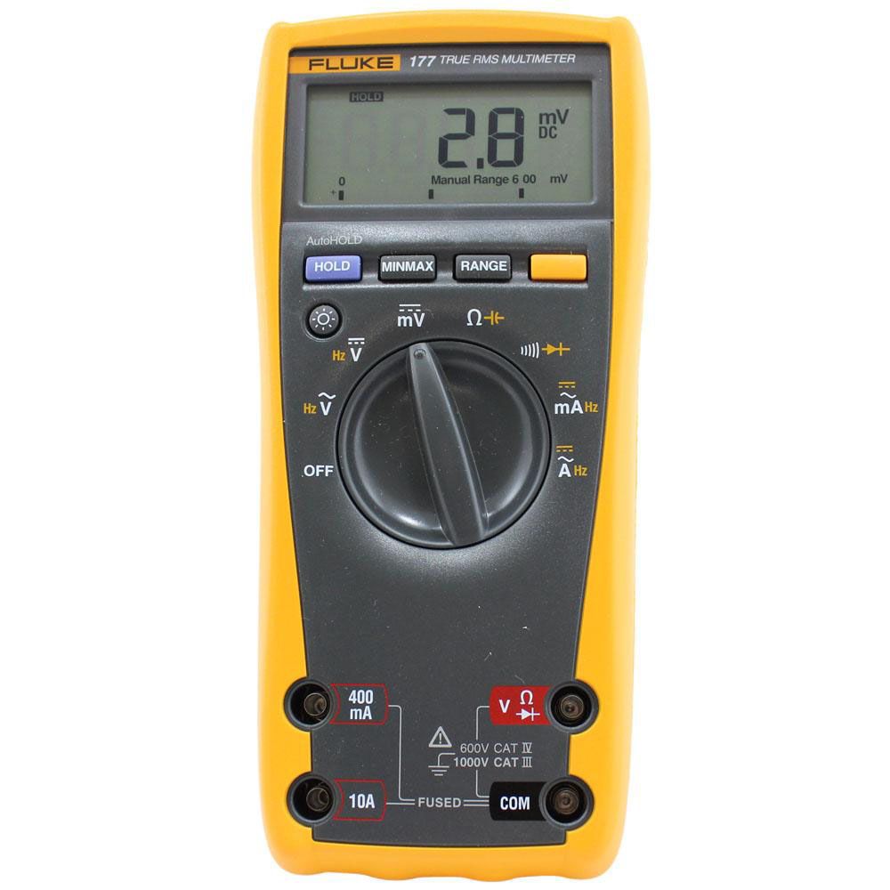 FLUKE 177 True RMS Digital Multimeter, 1000V AC/DC Voltage