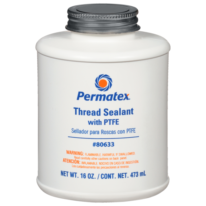 PERMATEX® 80633 THREAD SEALANT WITH PTFE, 16 OZ