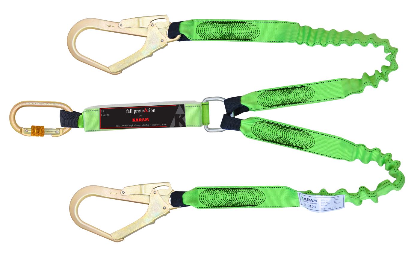 KARAM PN 371 Expandable Shock Absorber Twin Lanyards