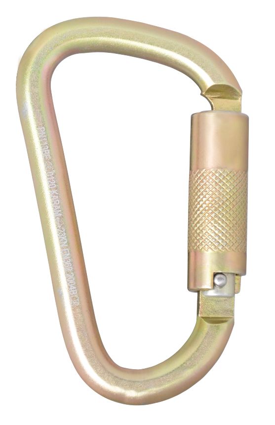 KARAM PN 113 BE Bulb Type Steel Quarter Turn-Locking Karabiner