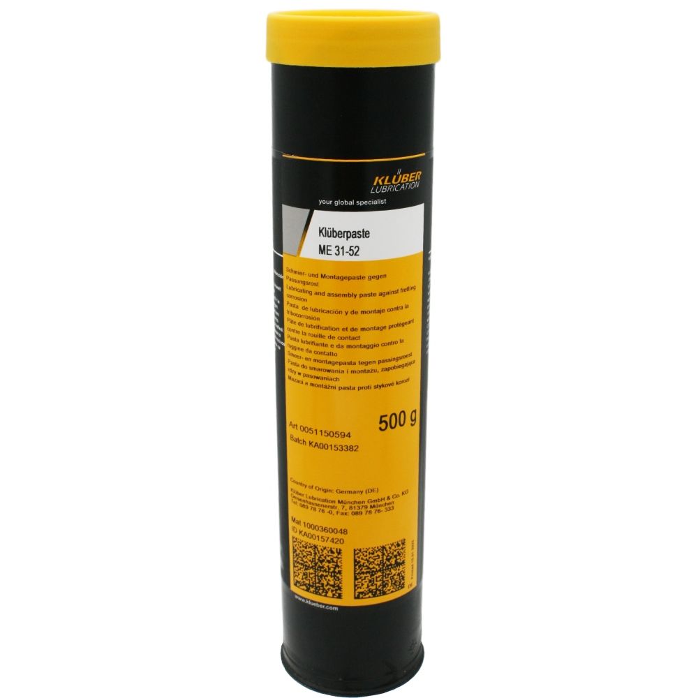 Kluber paste ME 31-52 Lubricating and assembly paste cartridge 500g