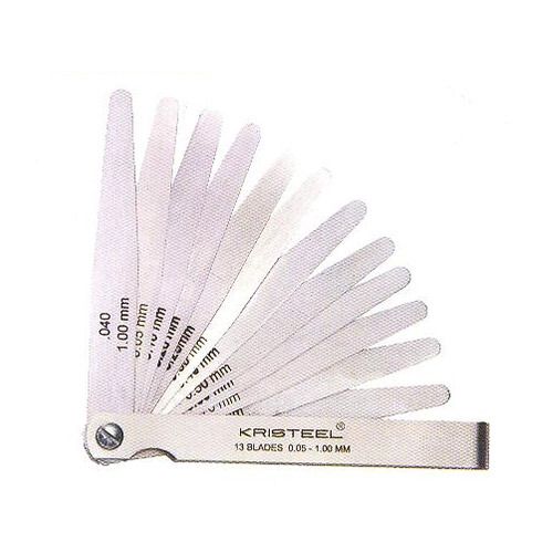 Kristeel Feeler Gauge – 13 Blades, 4″ Size – Model FG 13