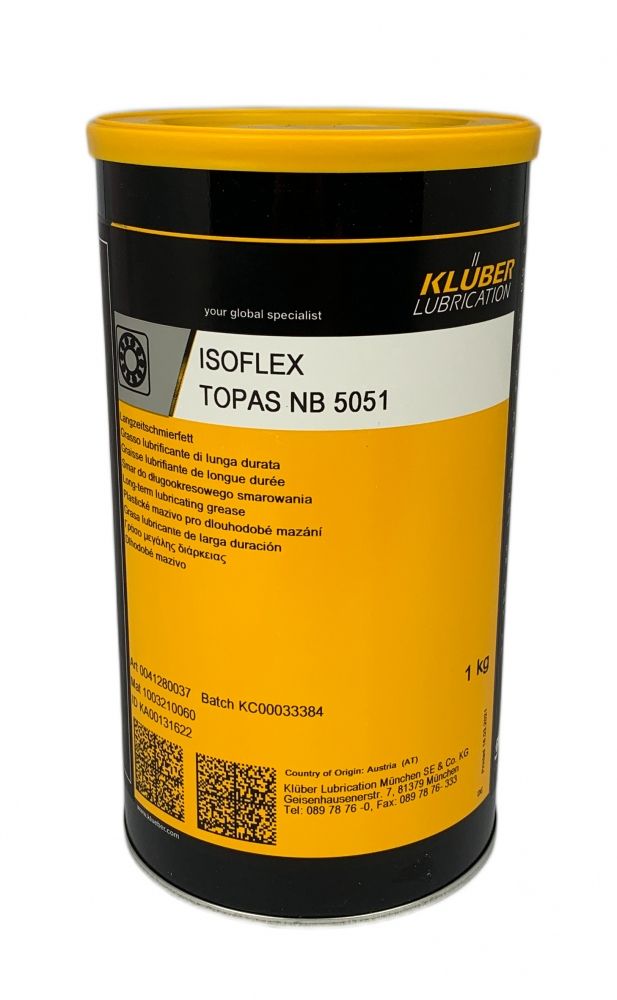 Kluber ISOFLEX TOPAS NB 5051 Synthetic long-term grease 1kg