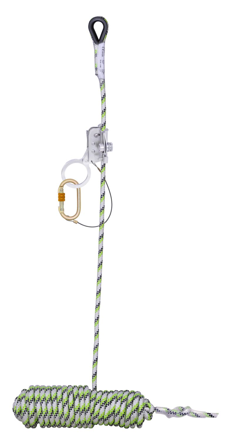 KARAM PN 2005(AP) Non-Detachable Steel Fall Arrester on Kernmantle Rope Anchorage Line