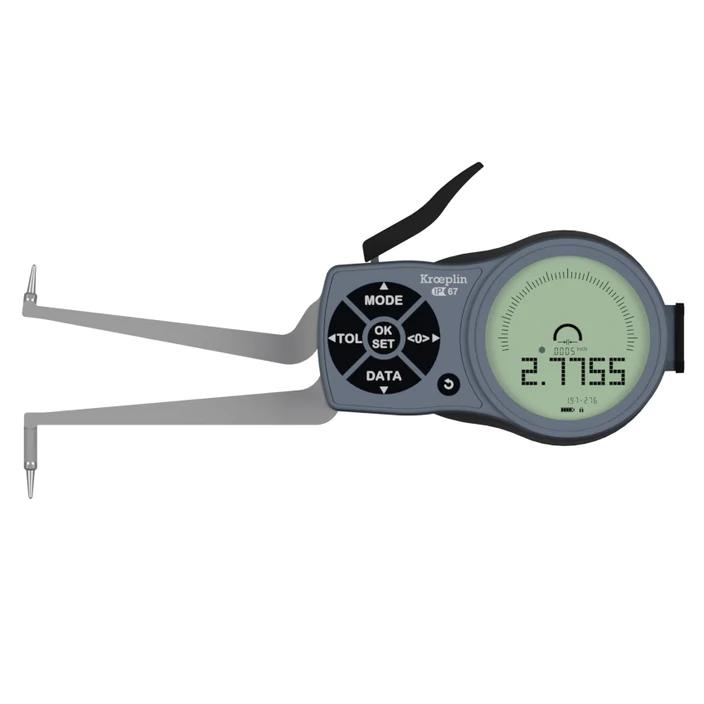 Kroeplin L250 Electronic Internal Measuring Gauge, Range 1.97-2.76inch