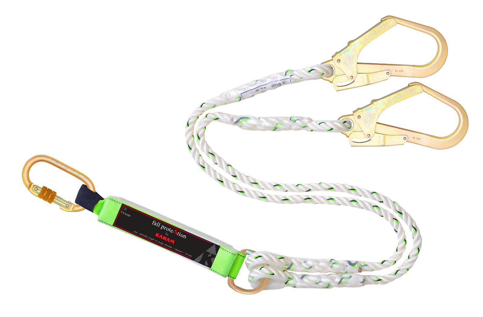 KARAM PN 351 Forked Lanyards with Energy Absorber