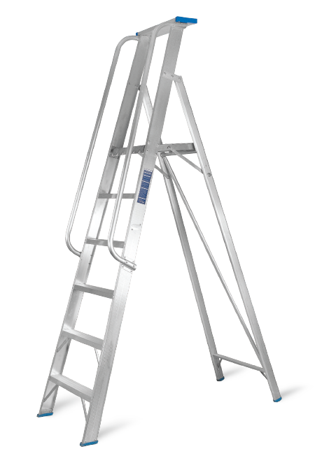 Heavy Duty Platform Aluminium Ladder
