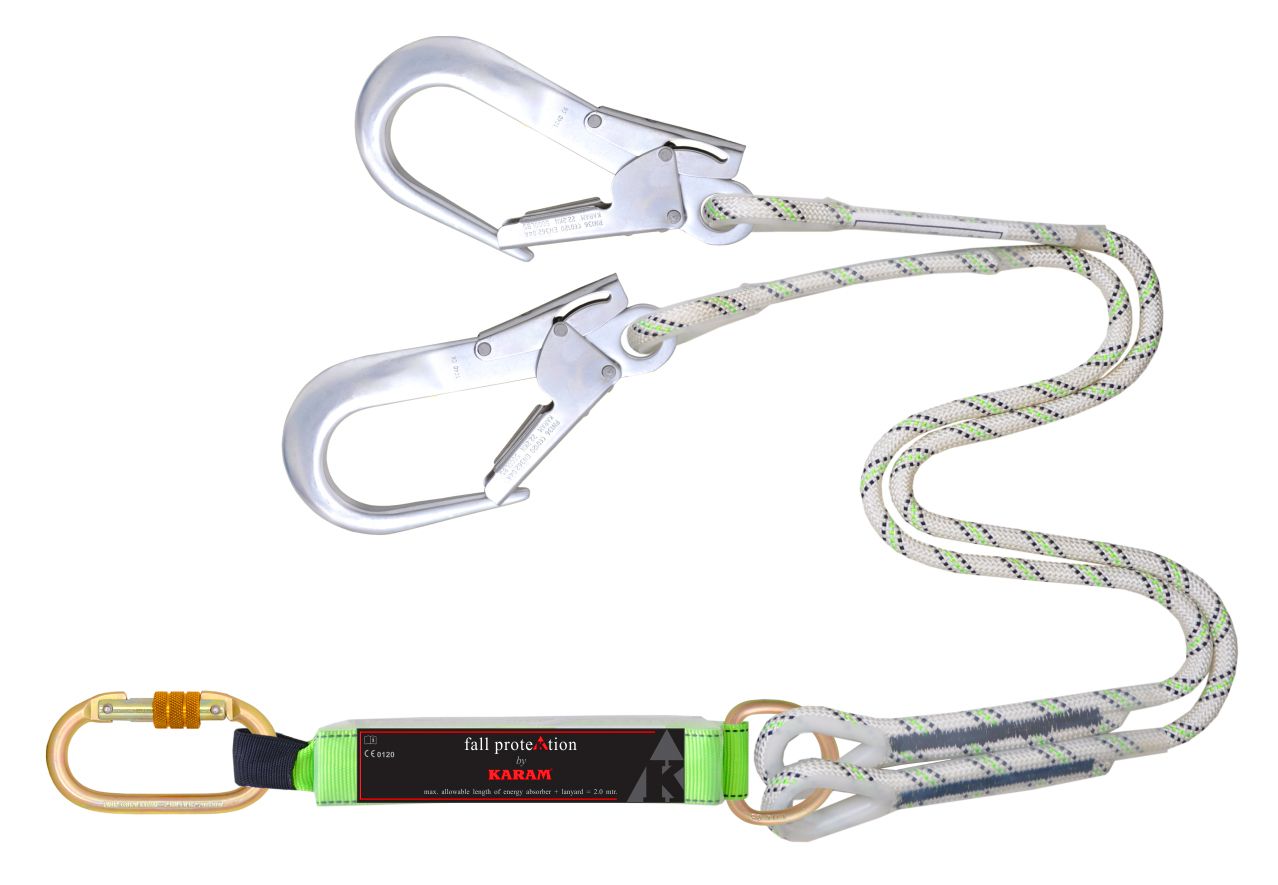 KARAM PN 341 (A) Forked Lanyards with Energy Absorber