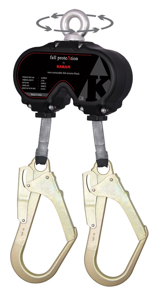 KARAM ALWB 2×2 Twin Retractable Block