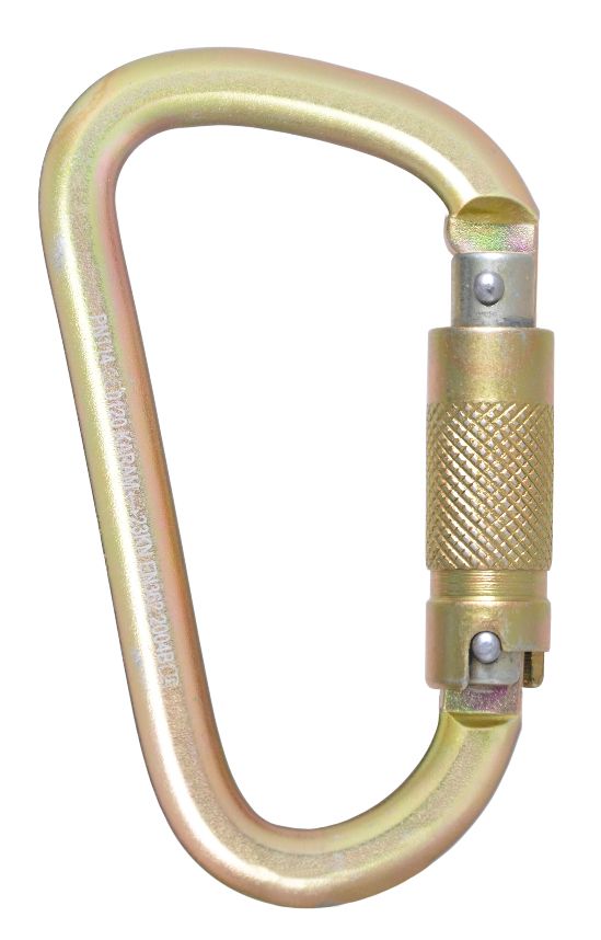 KARAM PN 114 Steel Triple Action Locking Karabiner
