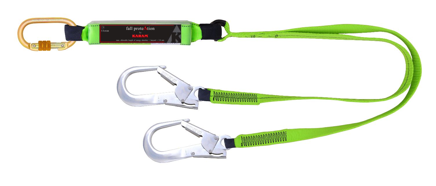KARAM PN 361 (30) (A) Forked Lanyards with Energy Absorber
