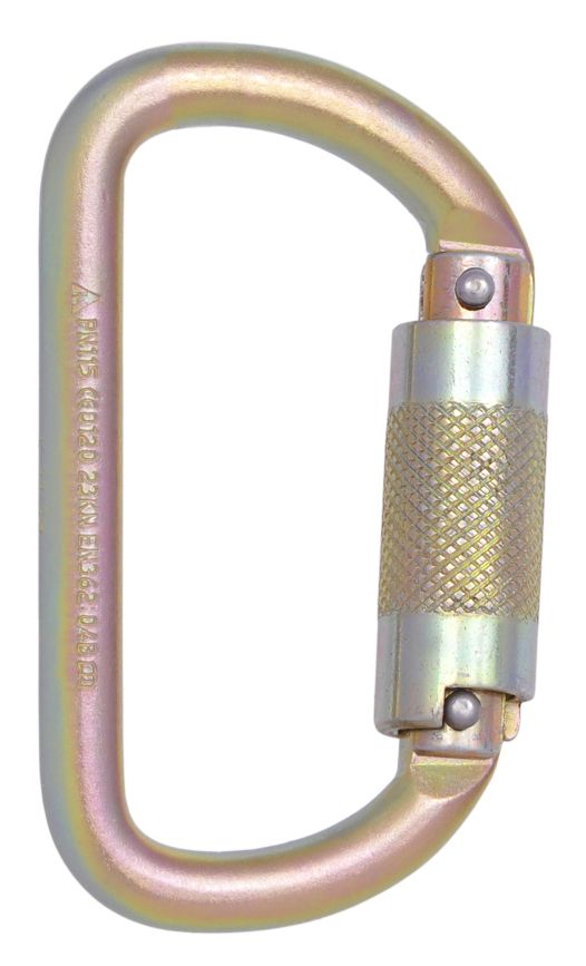 KARAM PN 115 Steel Triple Action Locking Karabiner