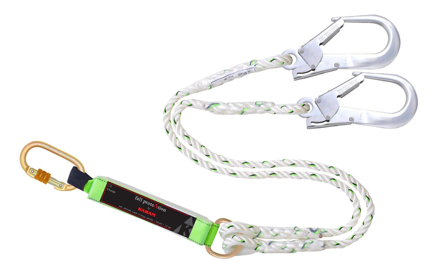 KARAM PN 351 (A) Forked Lanyards with Energy Absorber