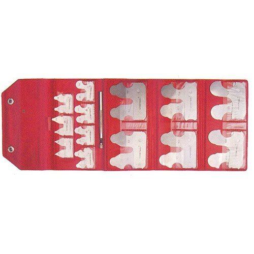 Kristeel Radius Gauge 26 PC Set – 0.5 mm TO 13 mm -Model 1512-26 L