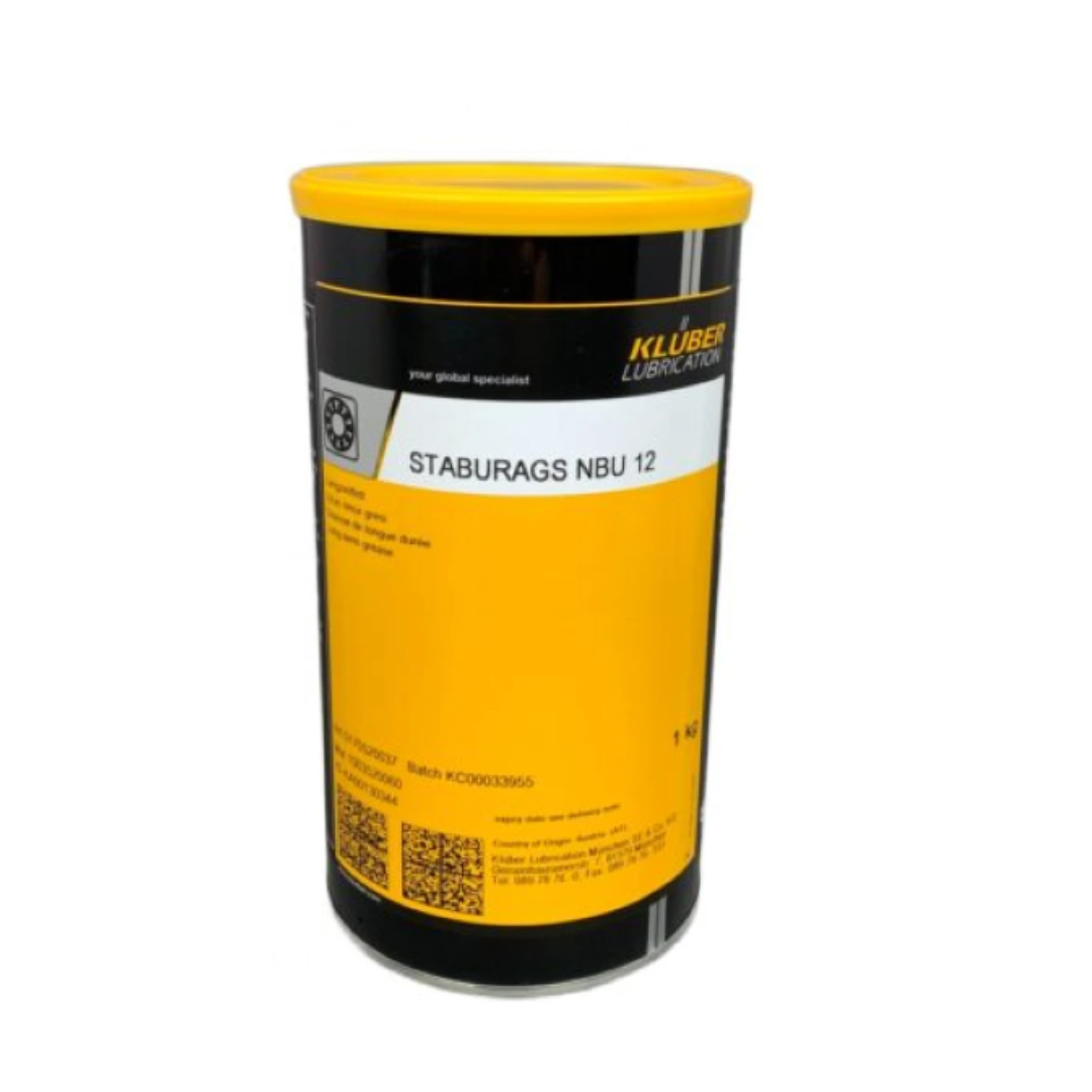 Kluber STABURAGS NBU 12 Wear resistant lubricating grease 1kg can
