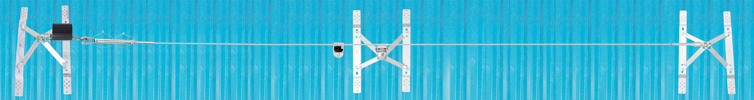 KARAM HORIZON PN 4000 (Over the Roof) Horizontal Anchorage Lifeline System on Rigid Cable Line