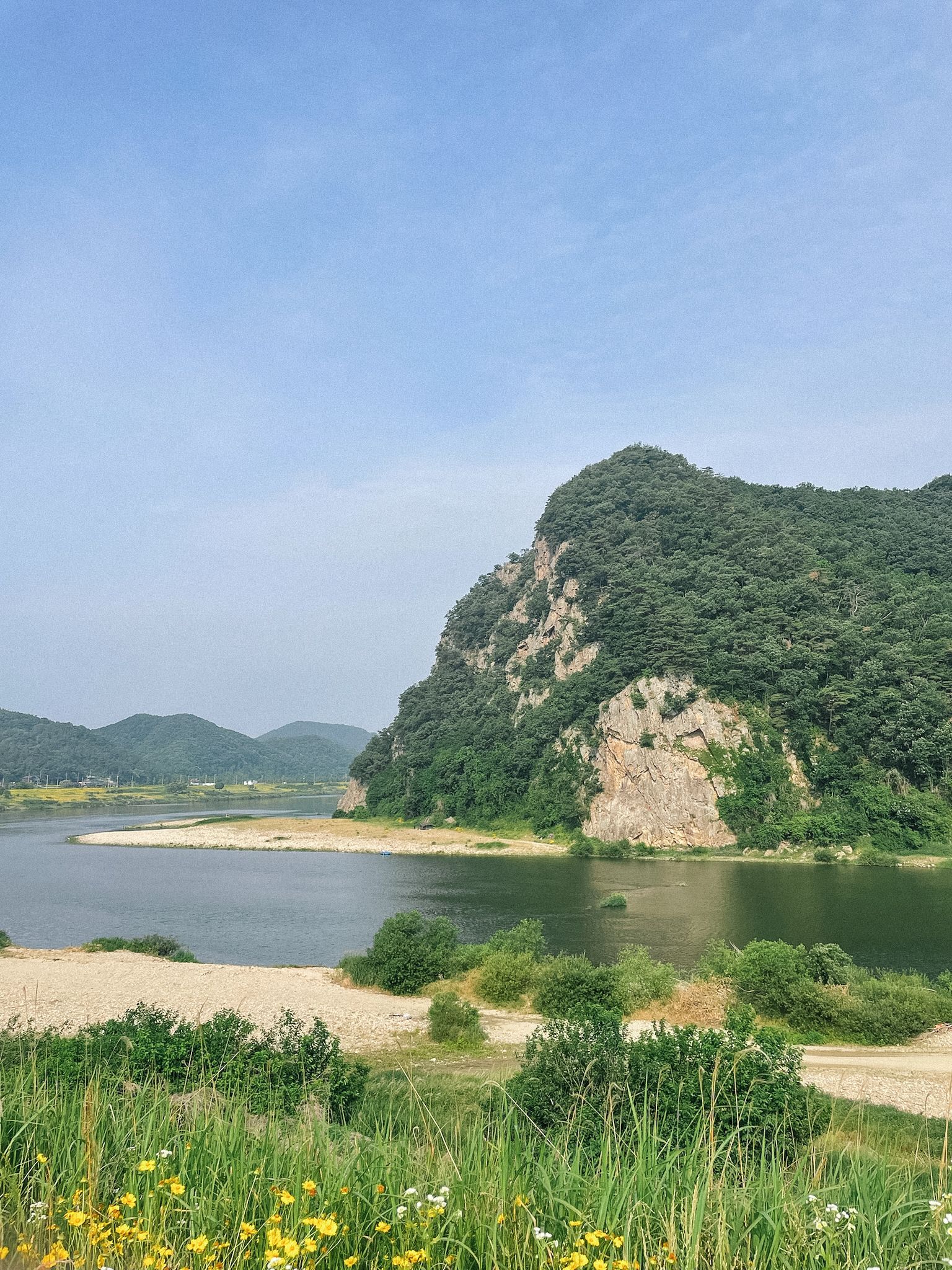 여주 섬강 풍경