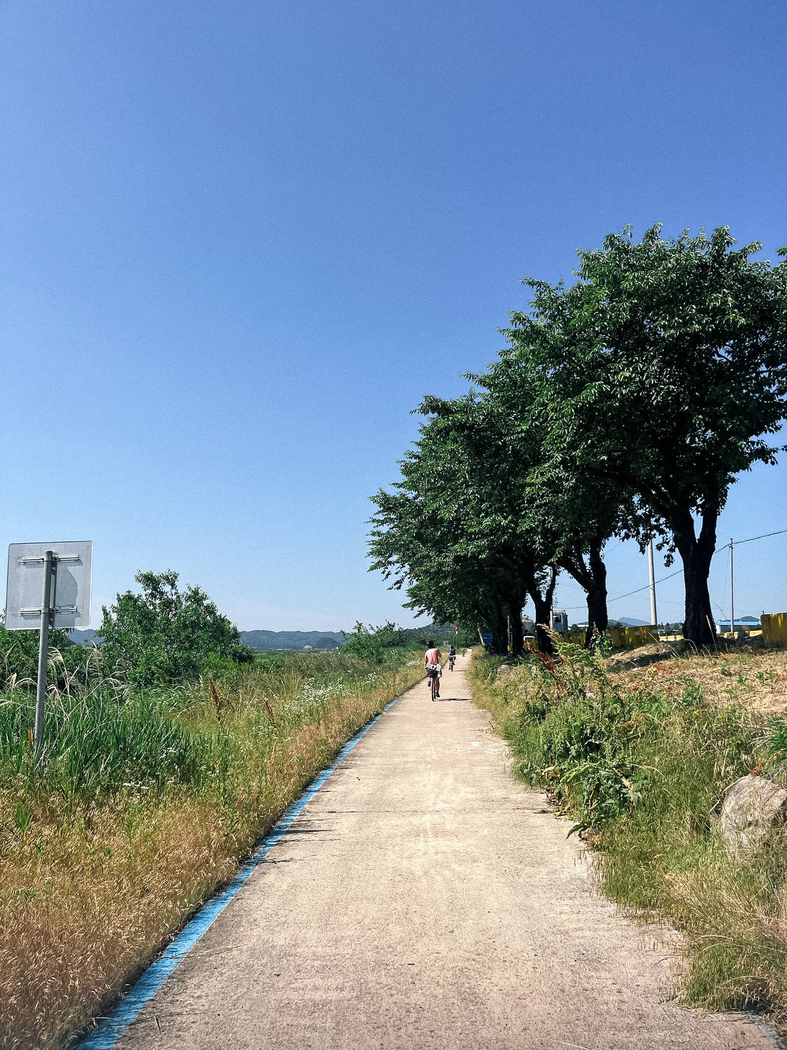 상주 자전거도로 풍경