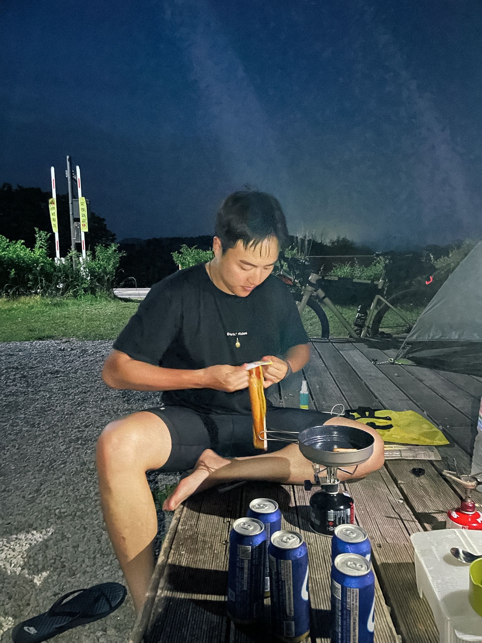 하루의 보상을 받는 느낌을 받았다.