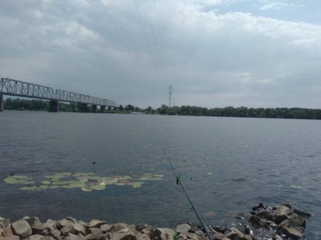 Рыбалка на новой набережной