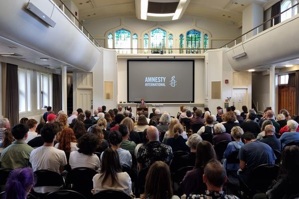 Agnes Callamard gives a human rights lecture at the University of Auckland