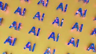 the letters AI repeating