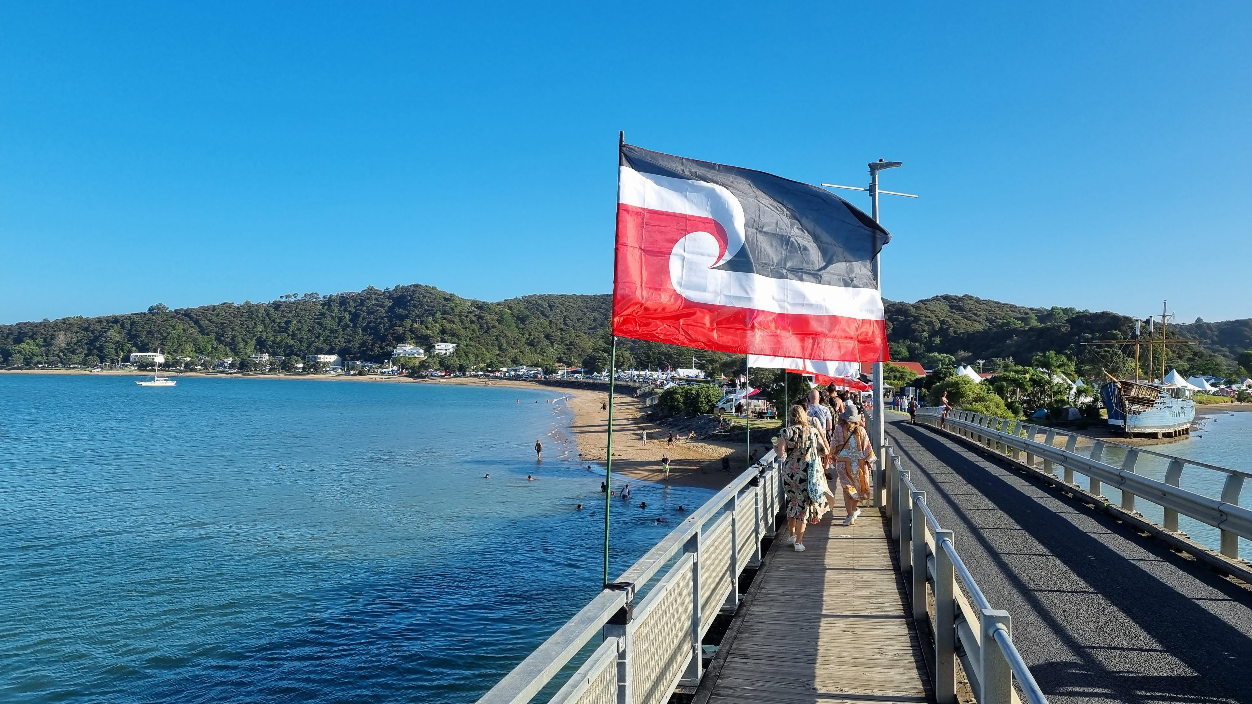 A tino rangatiratanga flag