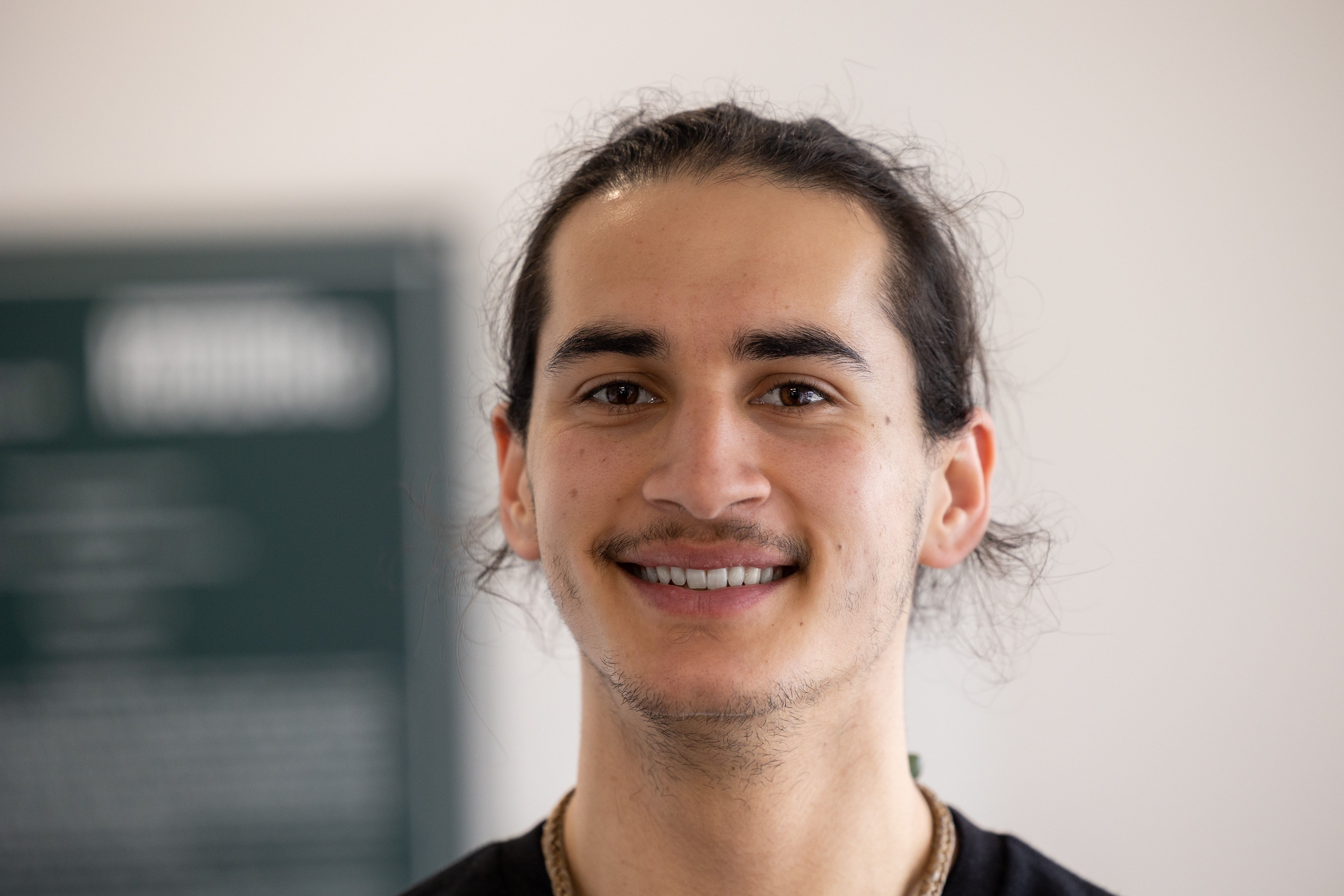 Te Matahiapo Safari Hynes smiles at the camera