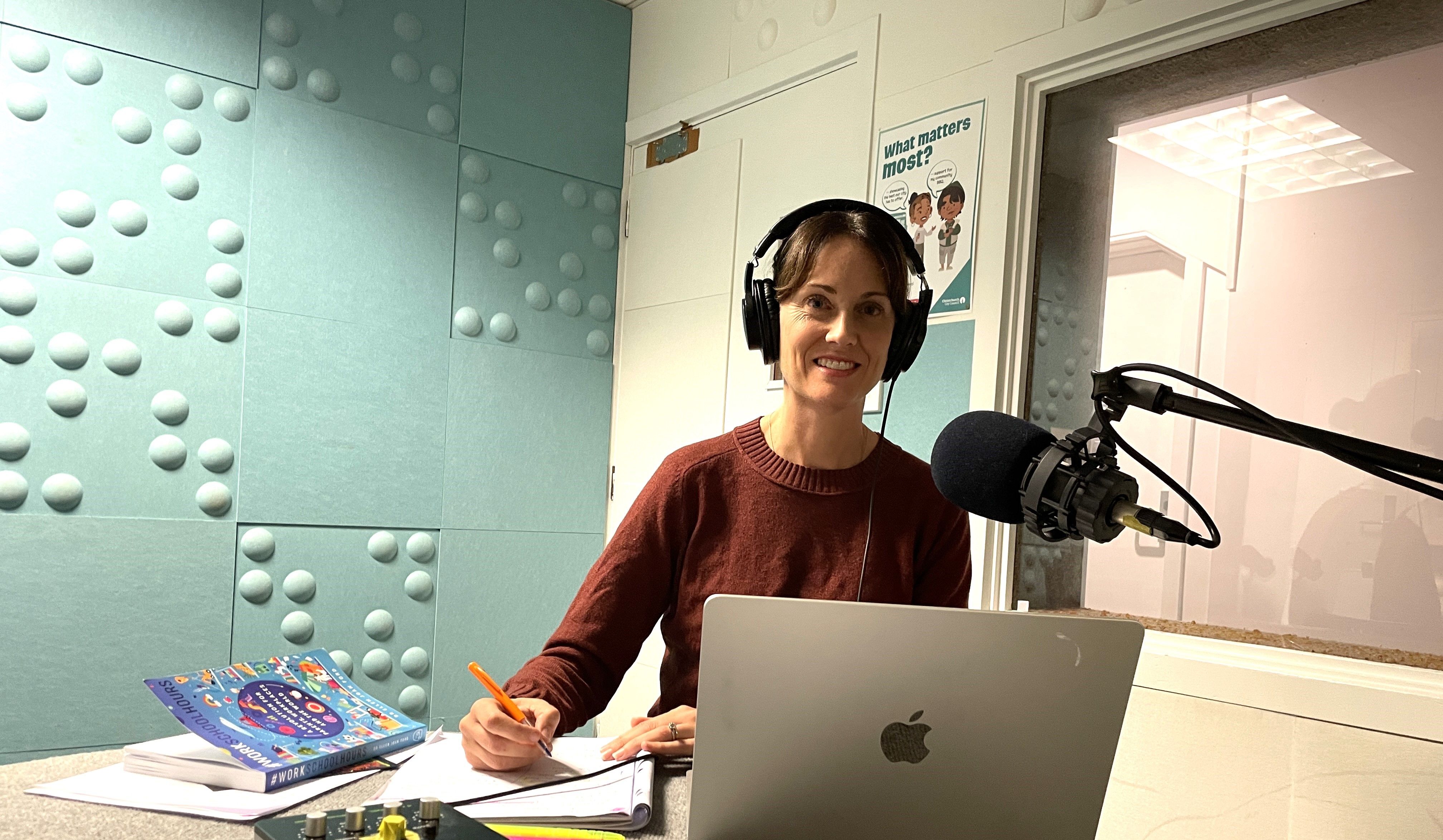Podcaster Catherine Butchard
