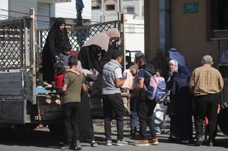 Palestinians displaced from their homes as a result of Israeli raids