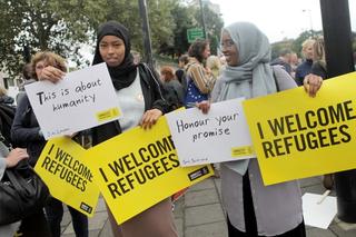 Refugees Welcome march organised by Amnesty International