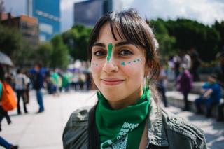 Young woman smiling