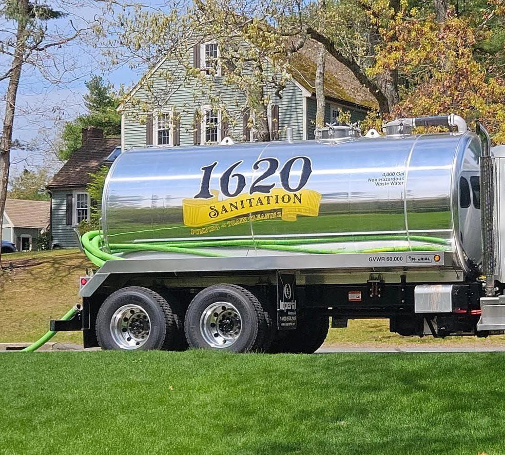 1620 Sanitation is a septic company in Barnstable, MA that provides septic pumping, drain cleaning and grease trap service