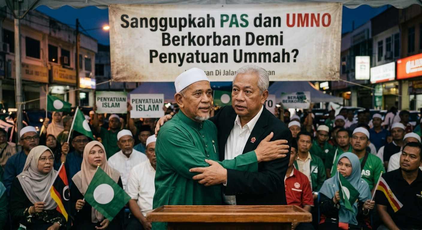 Sanggupkah Pas dan UMNO Berkorban Demi Penyatuan Ummah?