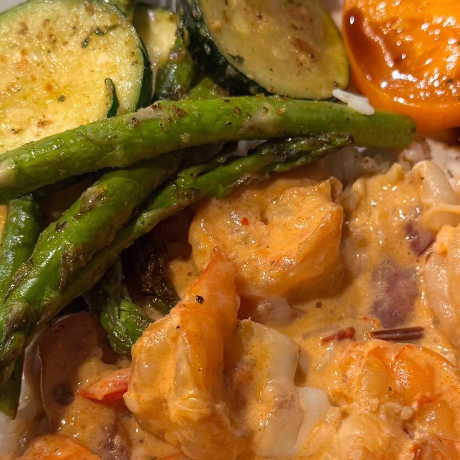 Creamy Chipotle Shrimp and Rice
