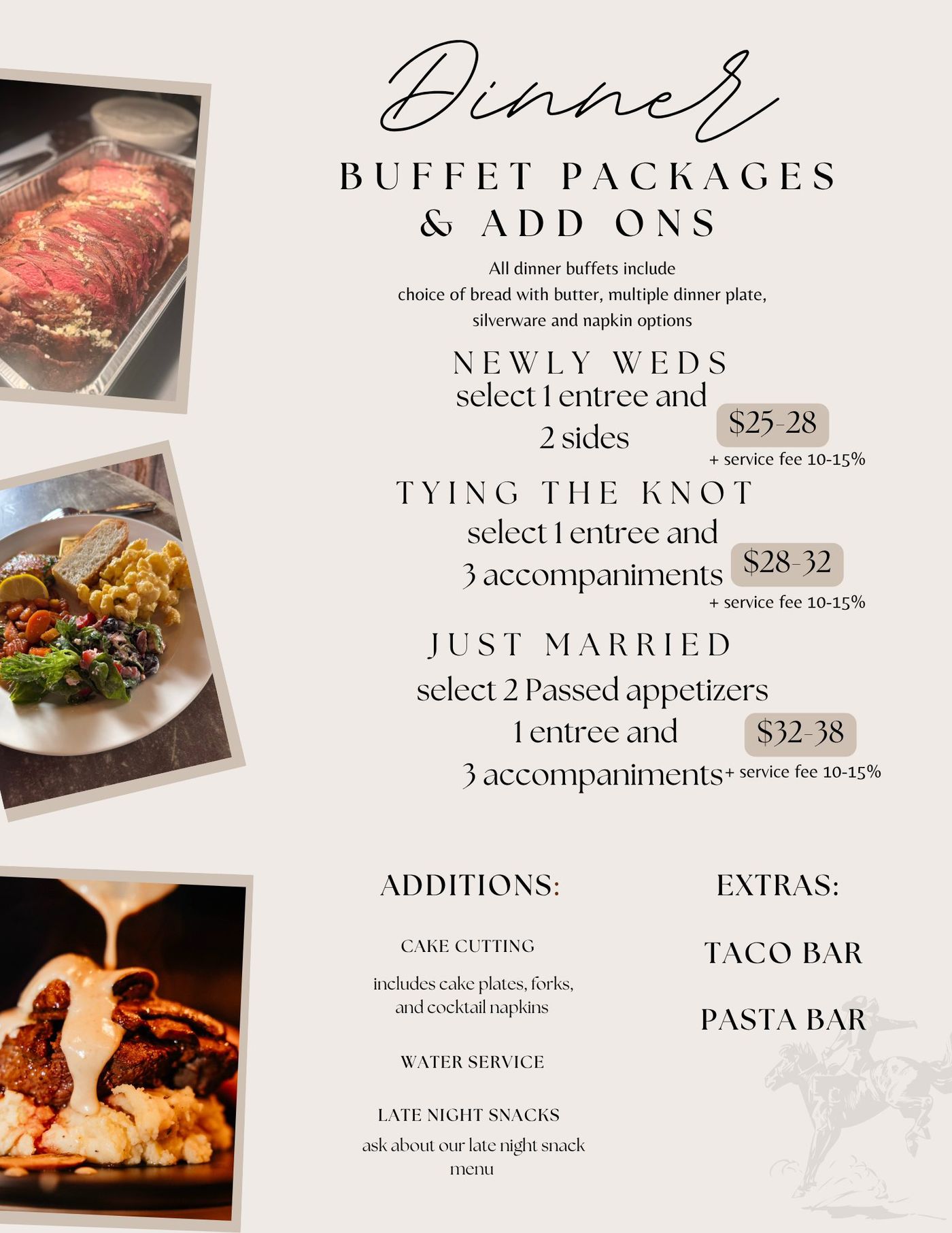 Dinner & Buffet Menu, page 4