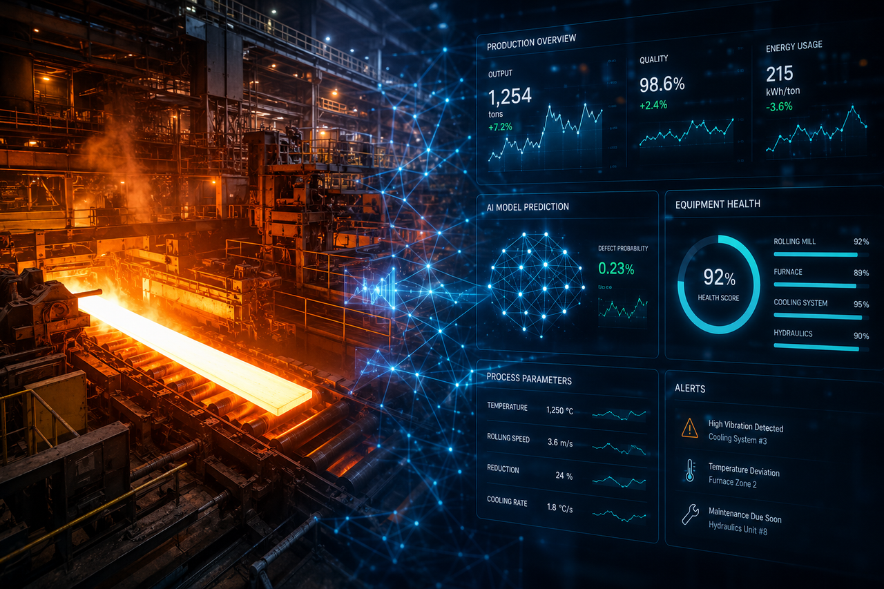 Steel meets data