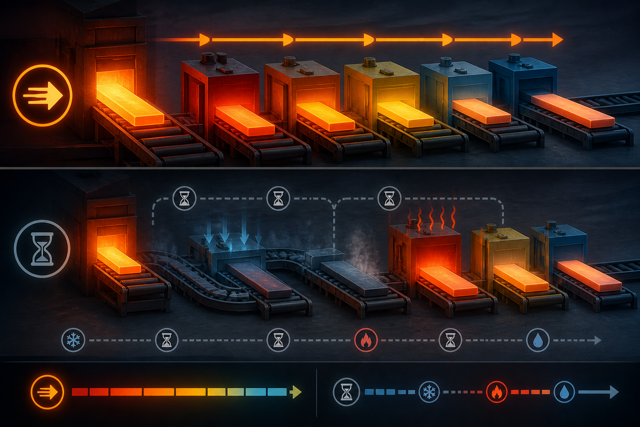 Hot charging and heat preservation