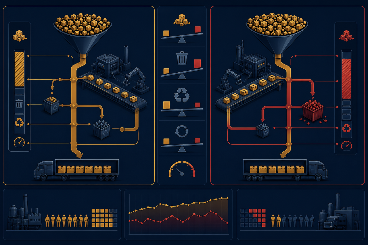 Two campaigns, same shipped output