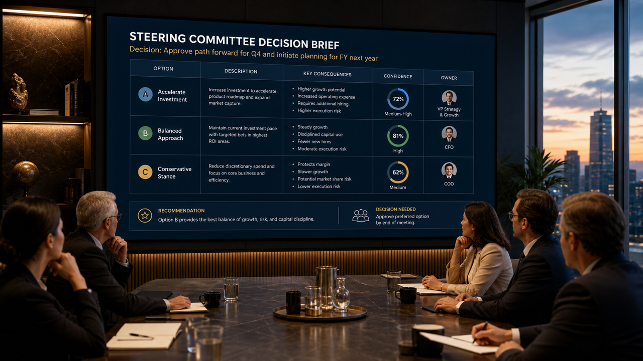 A PMO Decision Brief