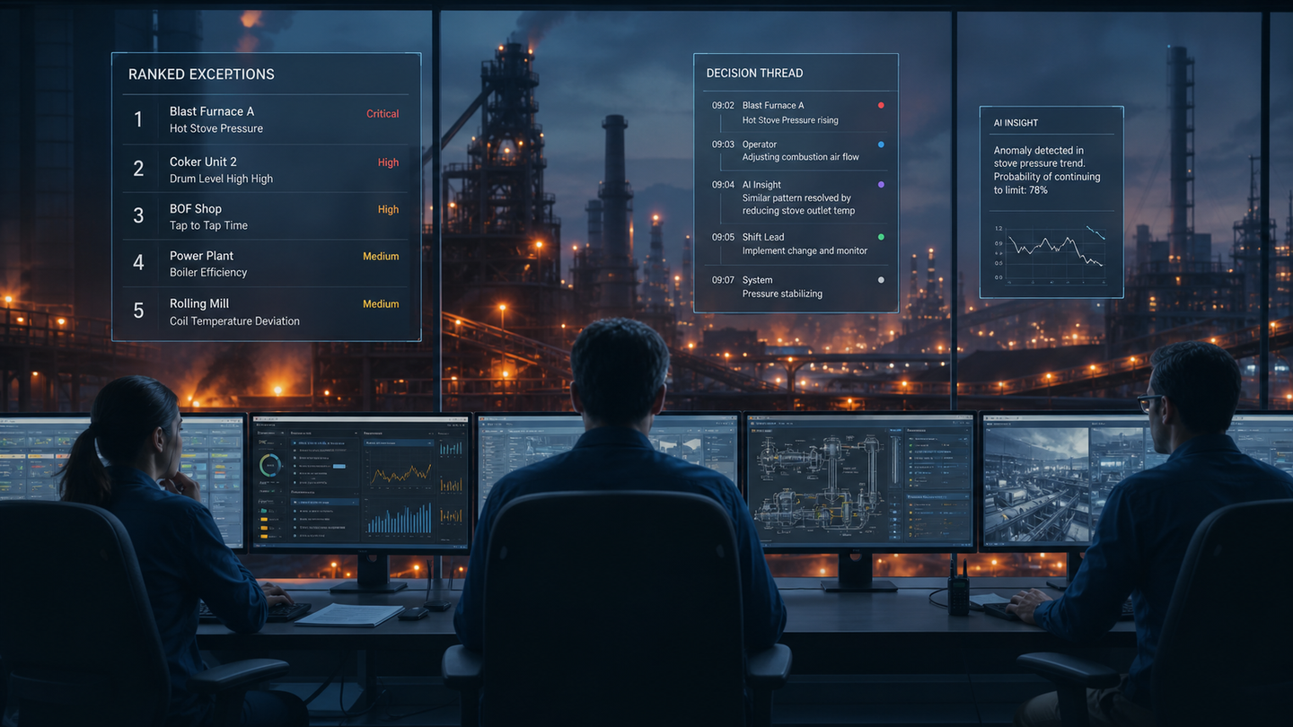 The Digital Operations Room: Humans, AI Agents, and Enterprise Systems