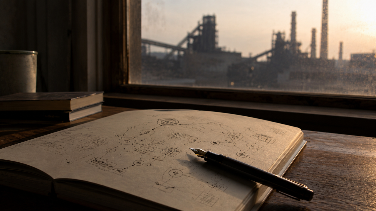 Industrious thoughts at dawn