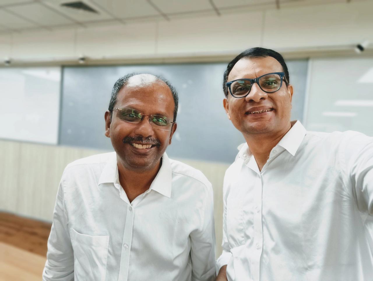 With Dr. Srinivasan