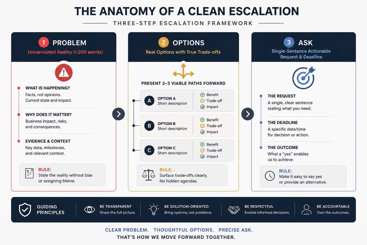 The anatomy of a clean escalation