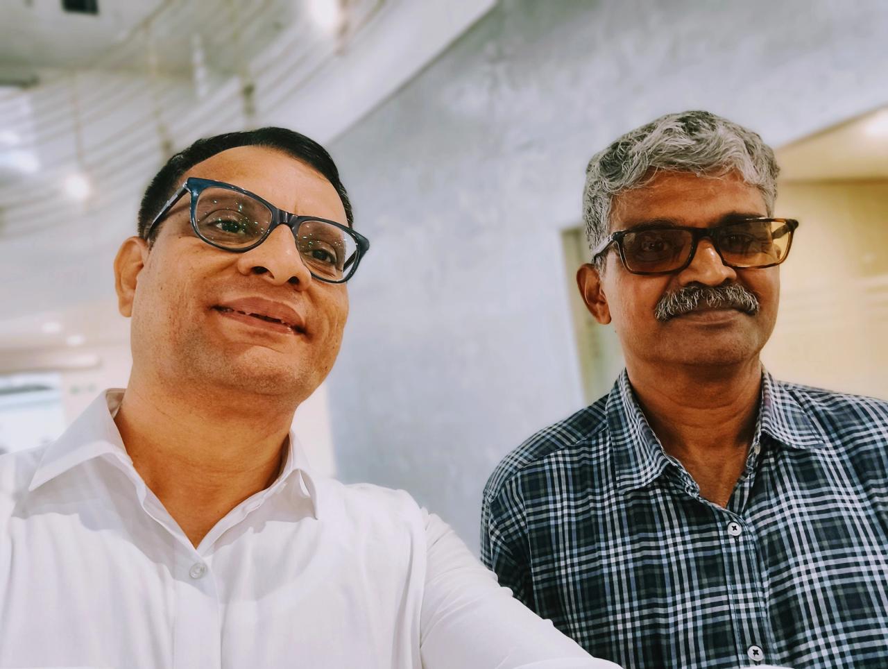 With Dr. Madhusudanan