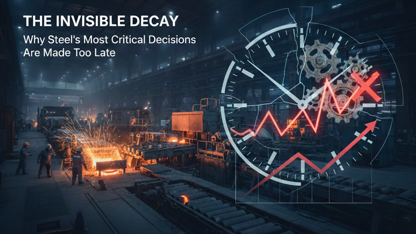 The Invisible Decay: Why Steel’s Most Critical Decisions Are Made Too Late