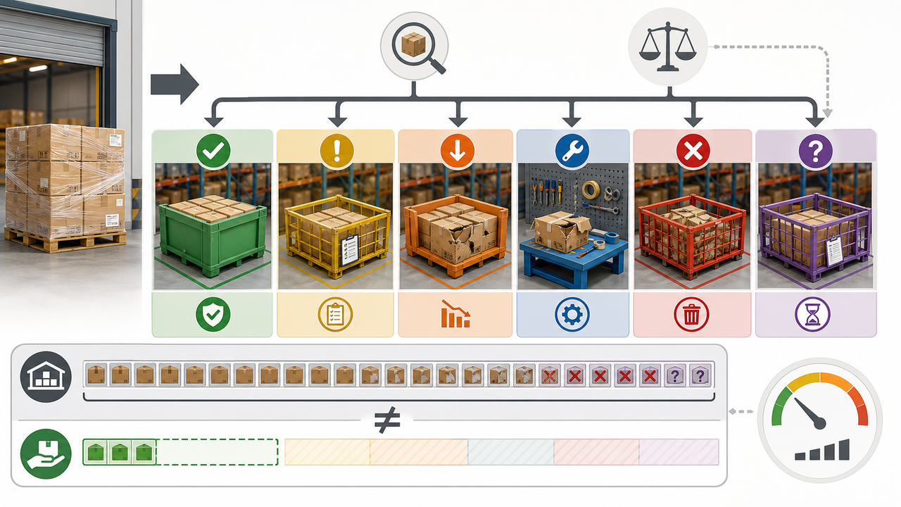 The quality state of inventory