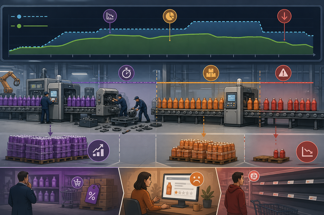 Campaign under-fill and mix