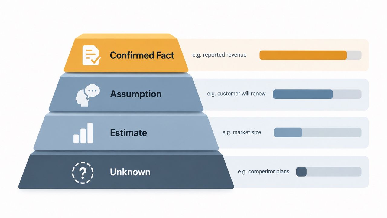 Confirmed Fact to Unknown