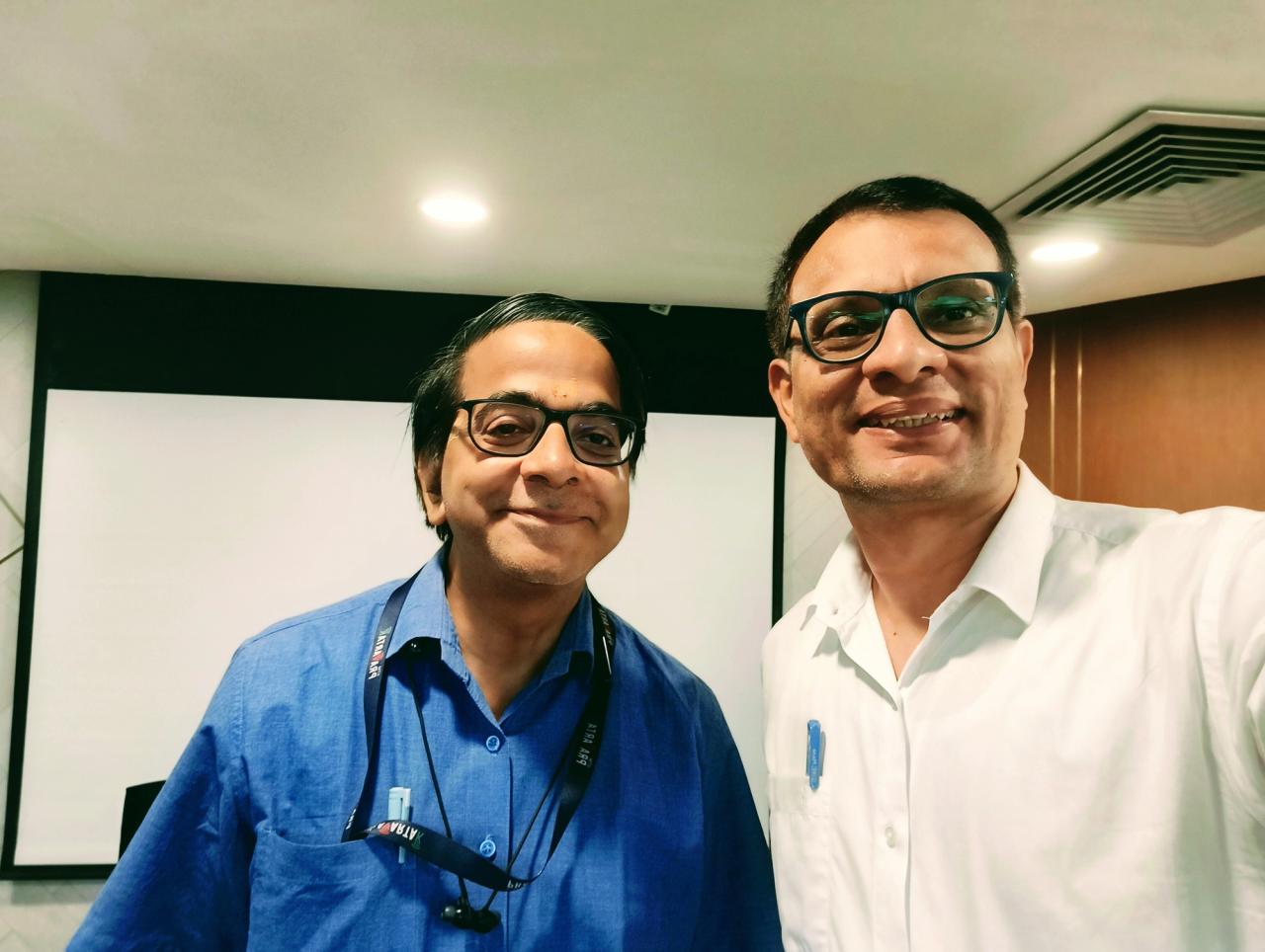 With Dr. Vasan Srini